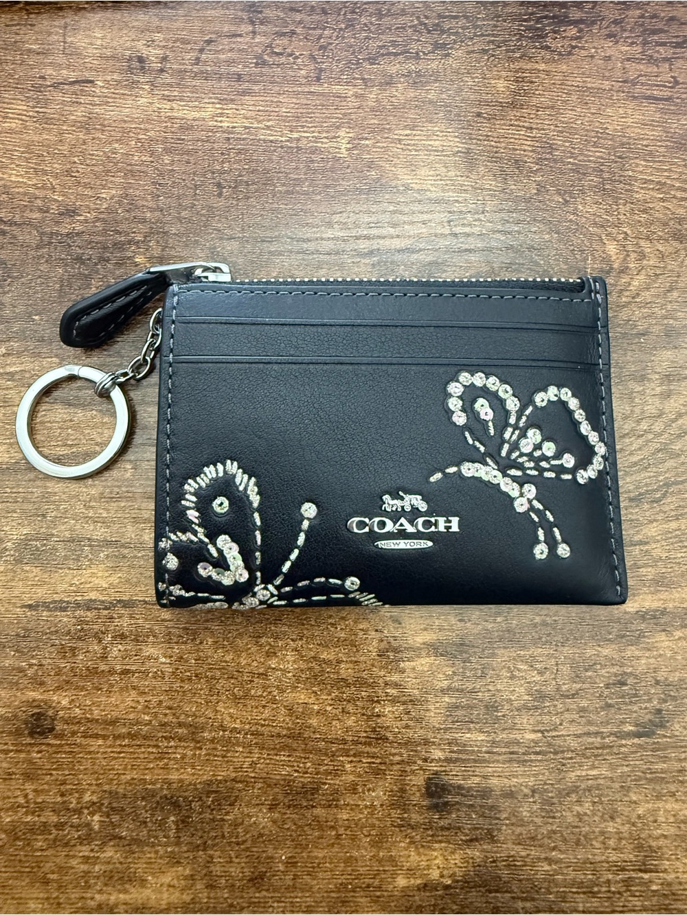 COACH Card Case Keyring